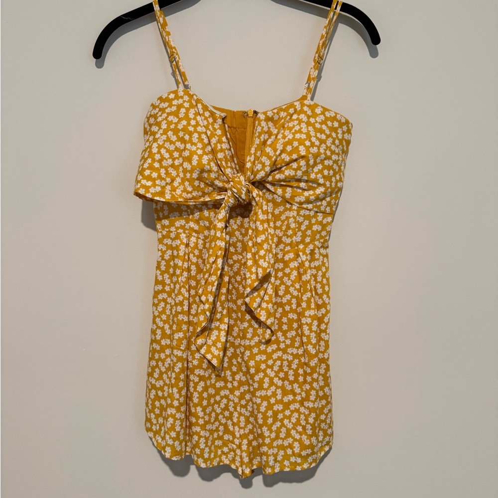 Yellow Floral Women's romper CLOUD TEN